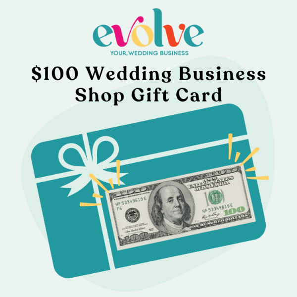 $100 Wedding Business Shop Gift Card