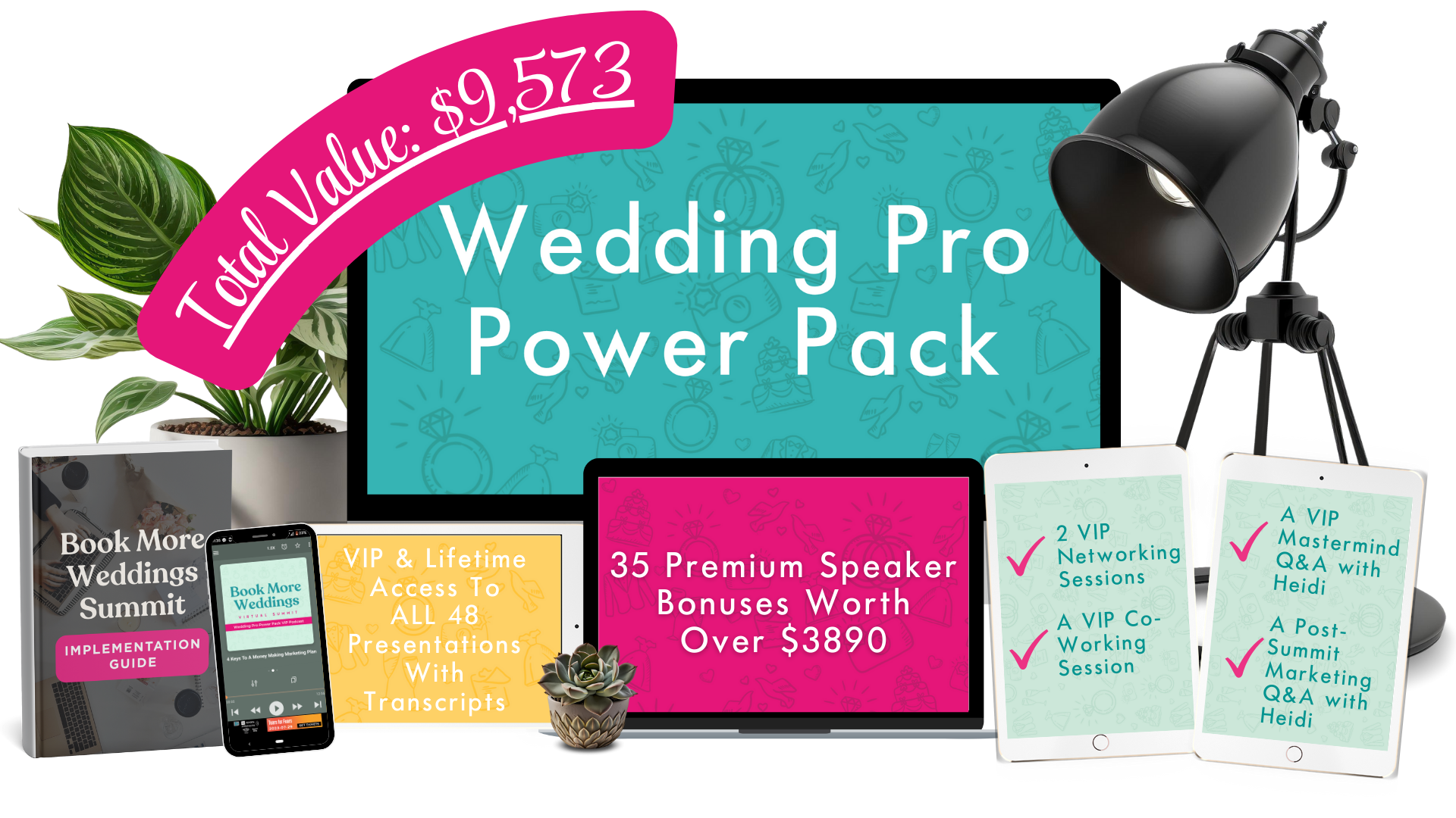 Book More Wedding Summit - Wedding Pro Power Pack Mockup 2025