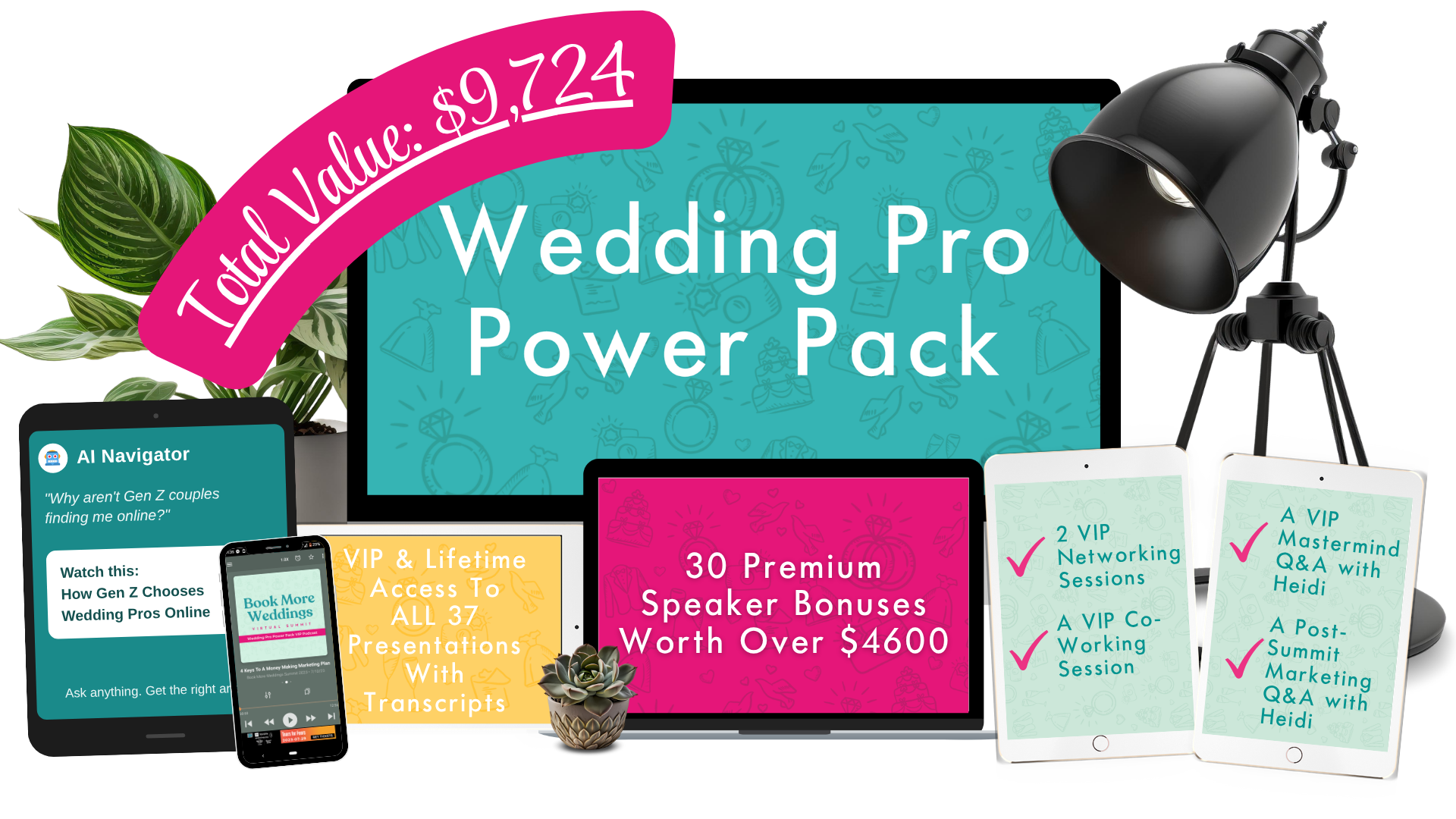 Book More Wedding Summit - Wedding Pro Power Pack Mockup 2026